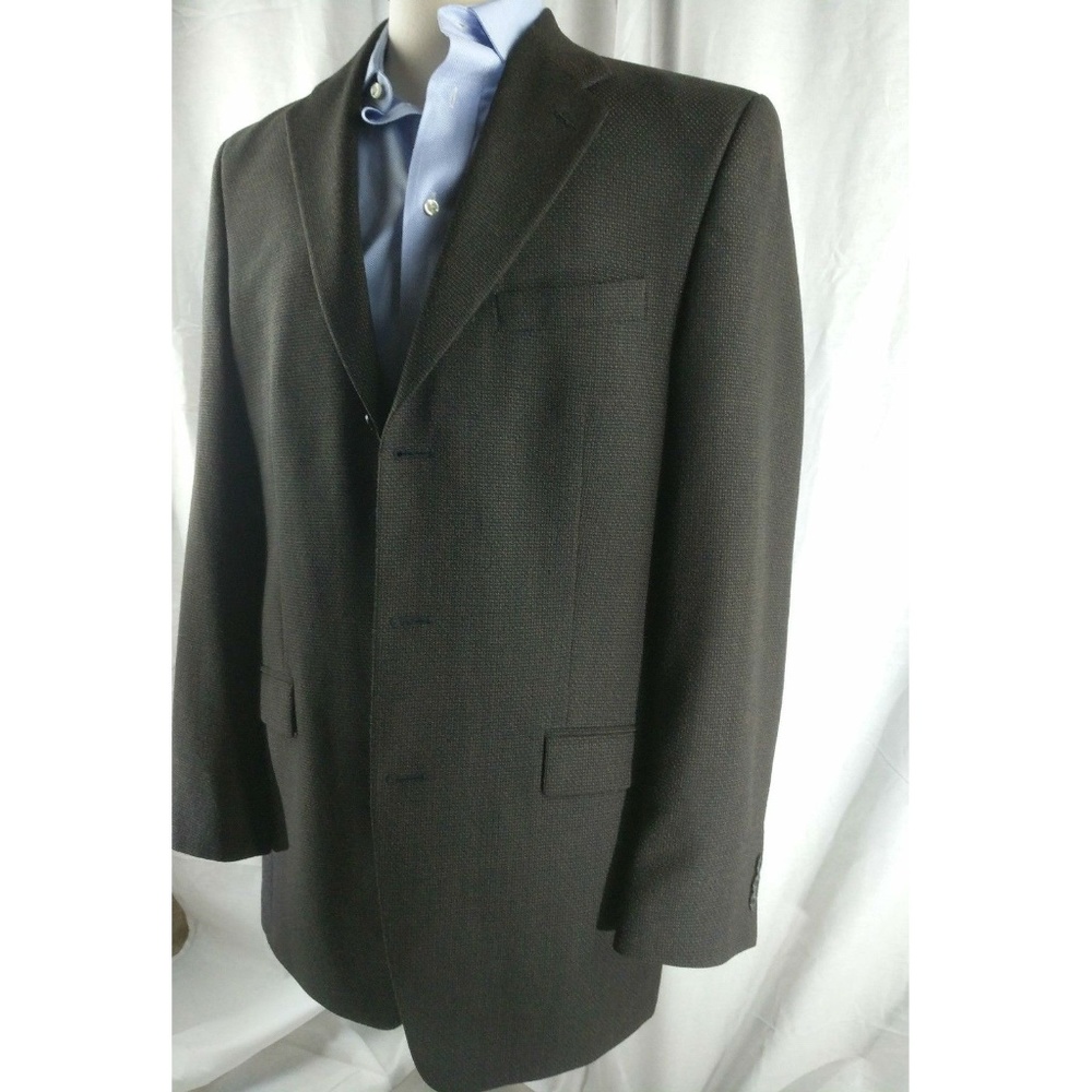 Brandini Mens BROWN Suit Blazer Size 40L f107-04